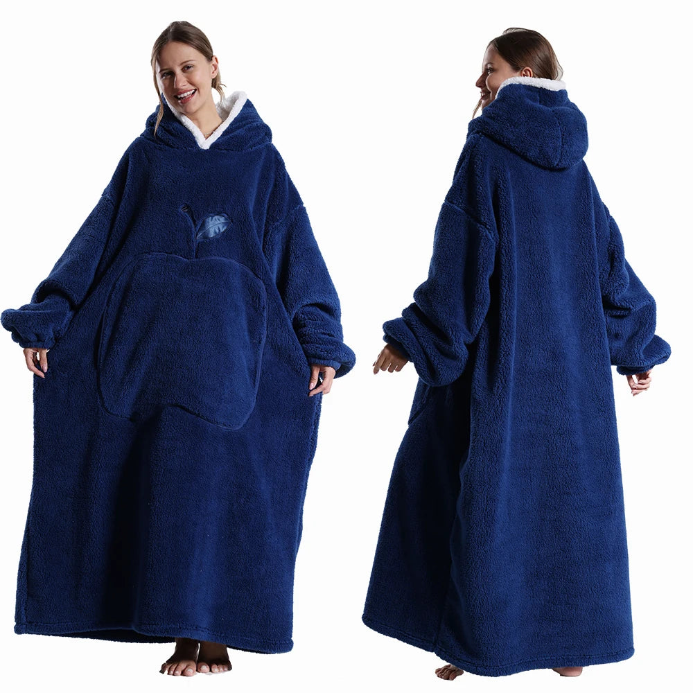Cozy Oversized Blanket Hoodie