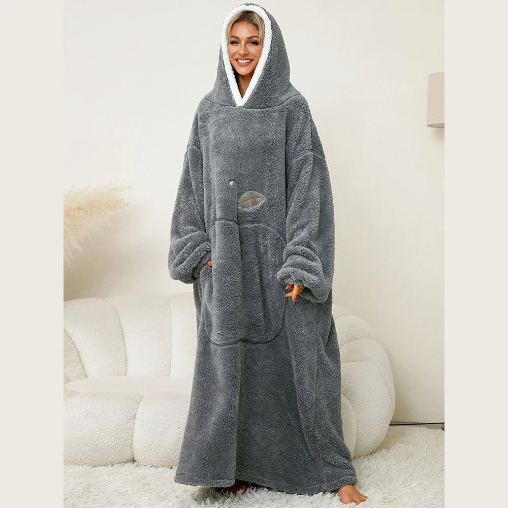 Cozy Oversized Blanket Hoodie