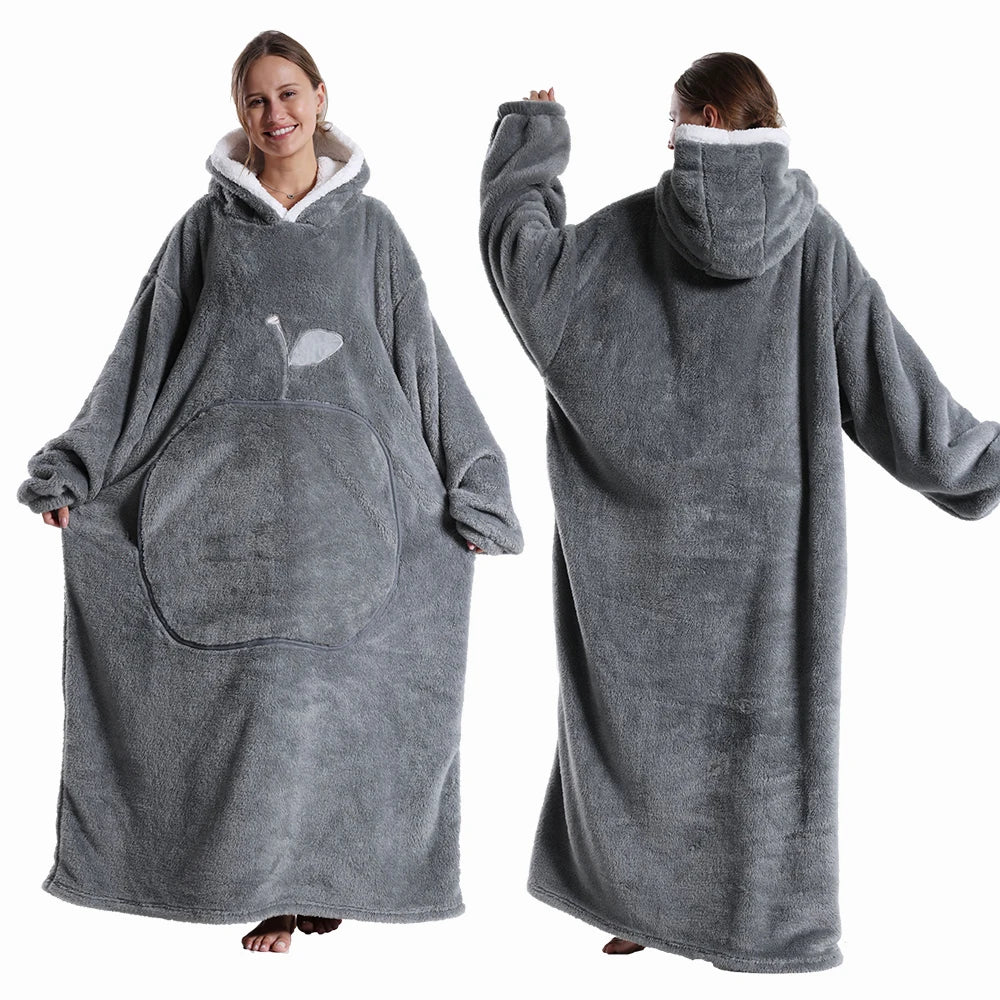 Cozy Oversized Blanket Hoodie
