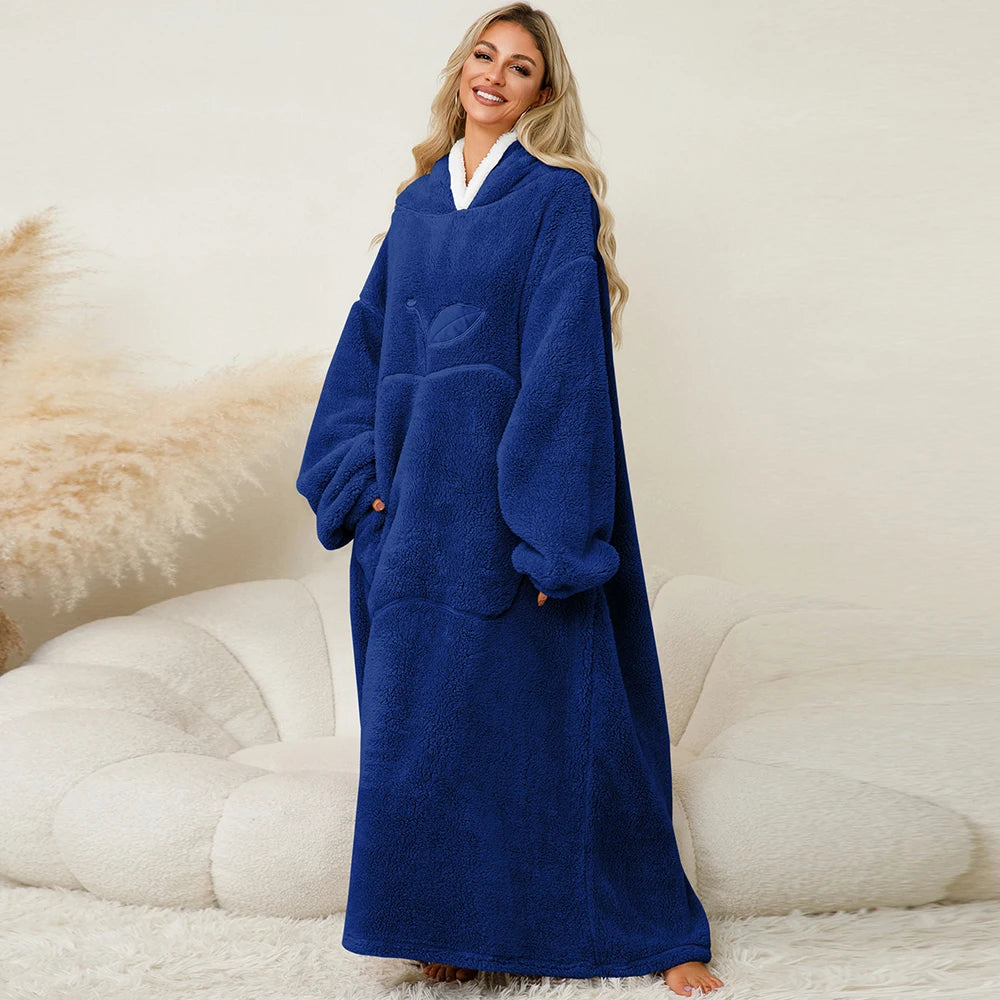 Cozy Oversized Blanket Hoodie