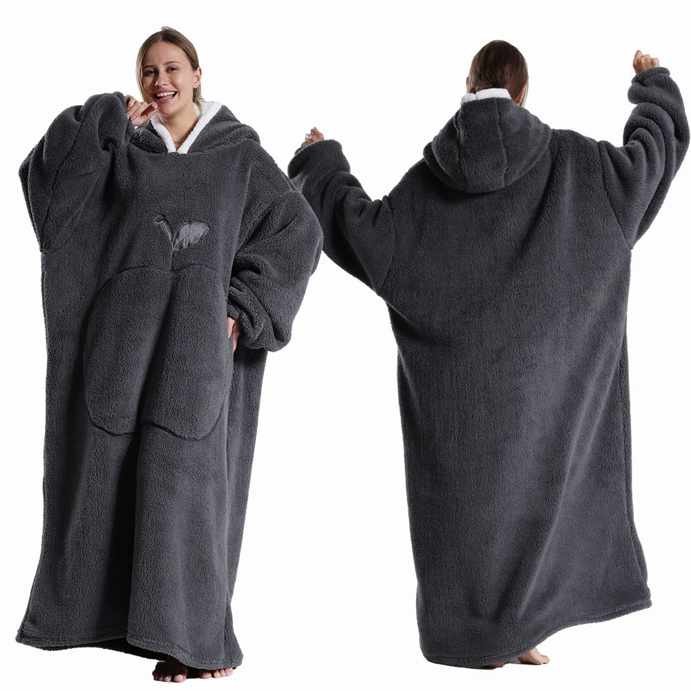 Cozy Oversized Blanket Hoodie