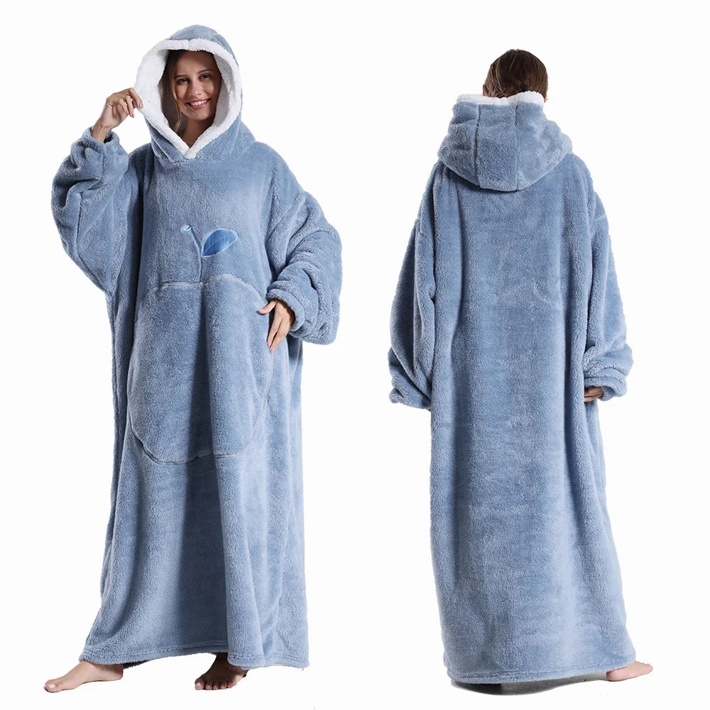 Cozy Oversized Blanket Hoodie