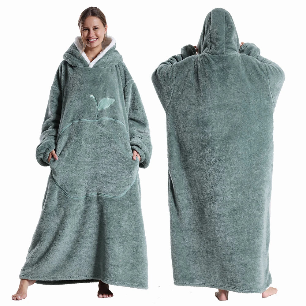 Cozy Oversized Blanket Hoodie