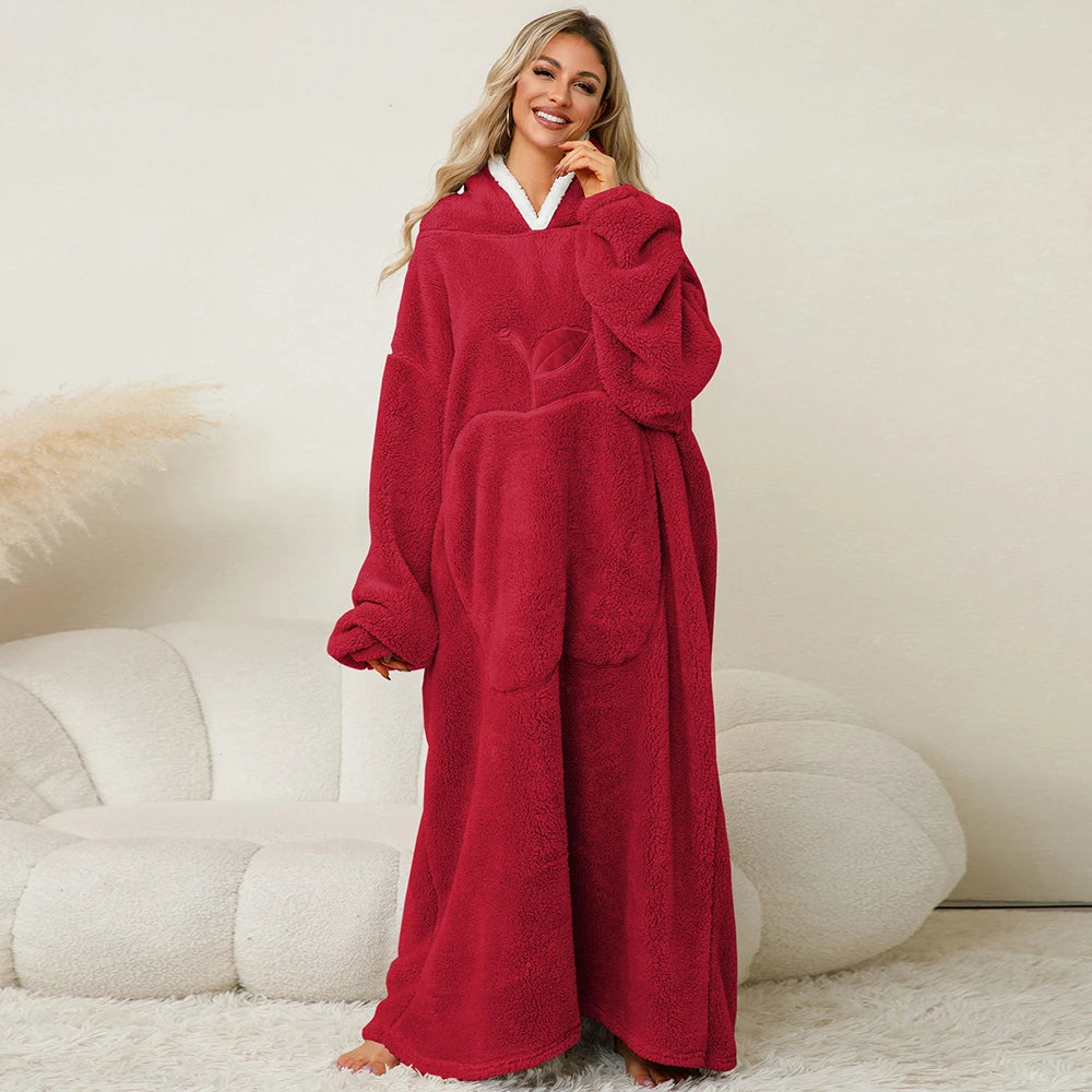 Cozy Oversized Blanket Hoodie
