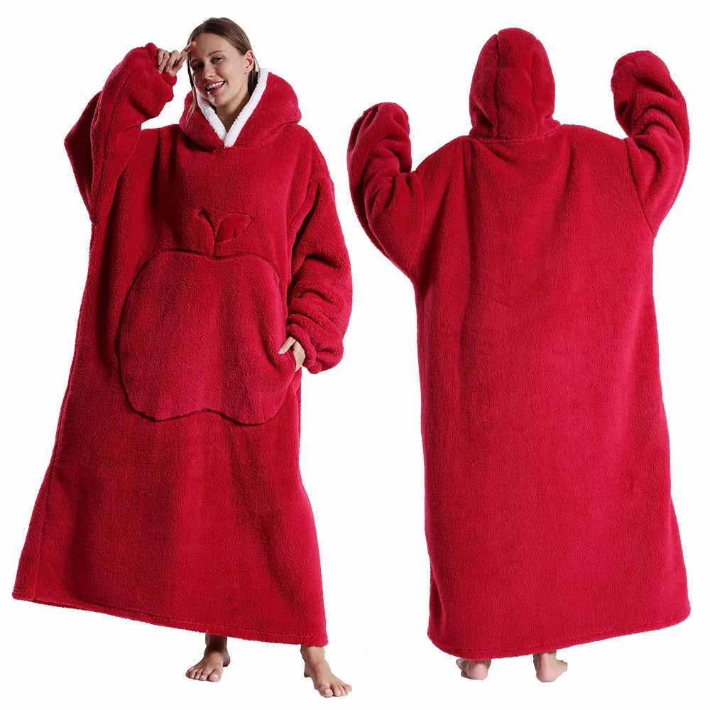 Cozy Oversized Blanket Hoodie
