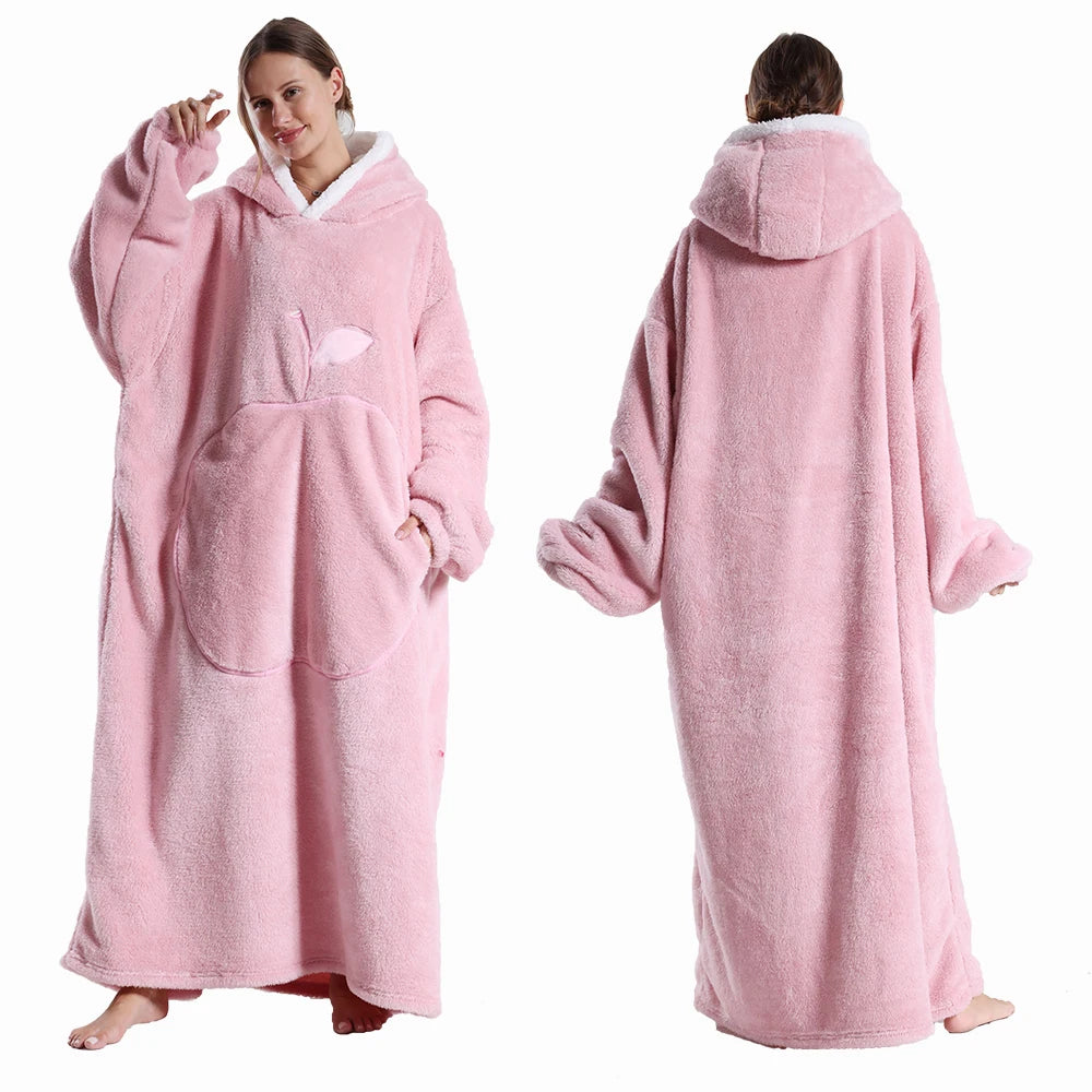 Cozy Oversized Blanket Hoodie