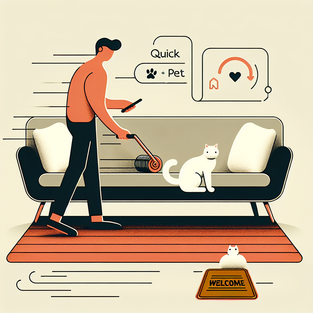 How to Get Rid of Pet Hair Before Guests Arrive