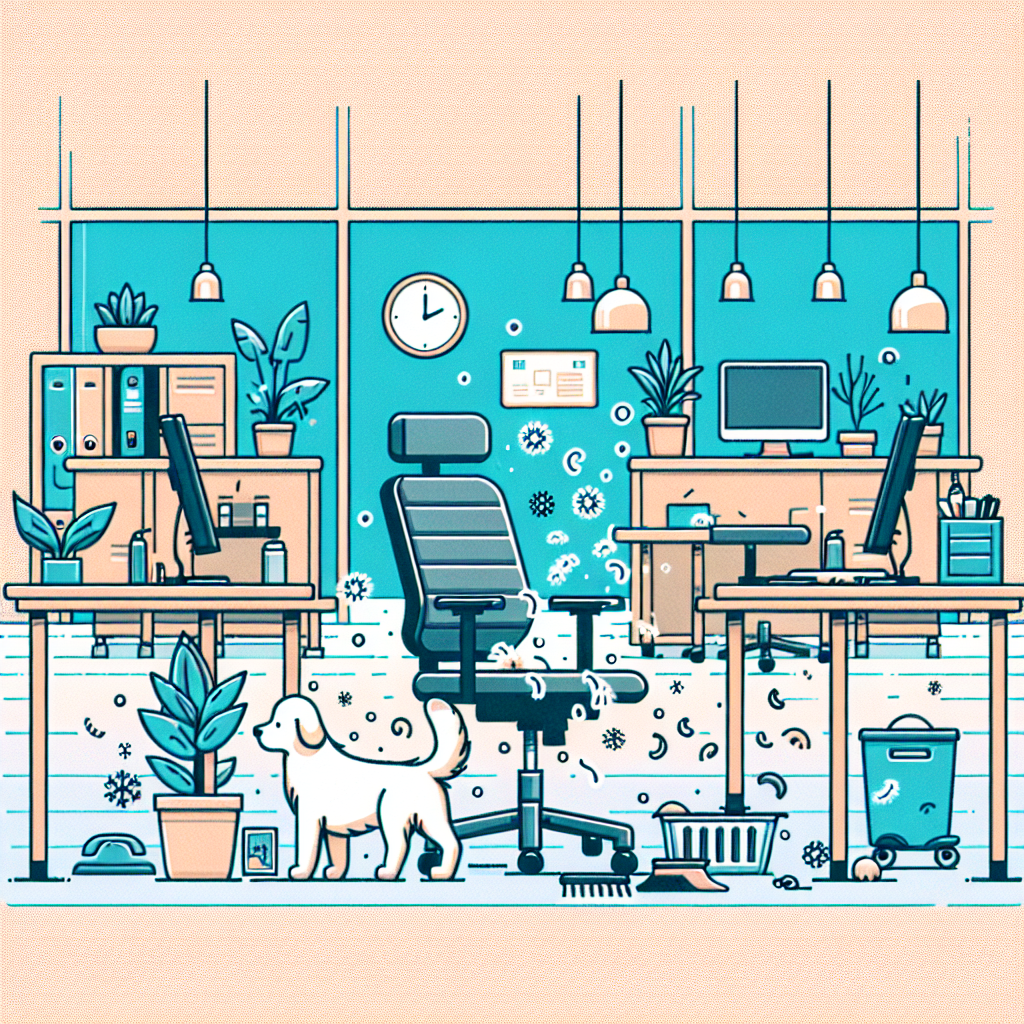 How to Keep Pet Hair Off Office Chairs and Desks