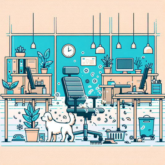 How to Keep Pet Hair Off Office Chairs and Desks