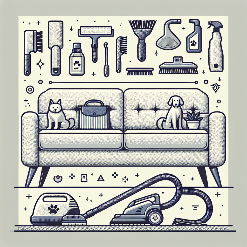 How to Deep Clean Pet Hair from Sofas