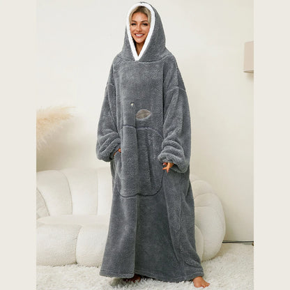 Cozy Oversized Blanket Hoodie
