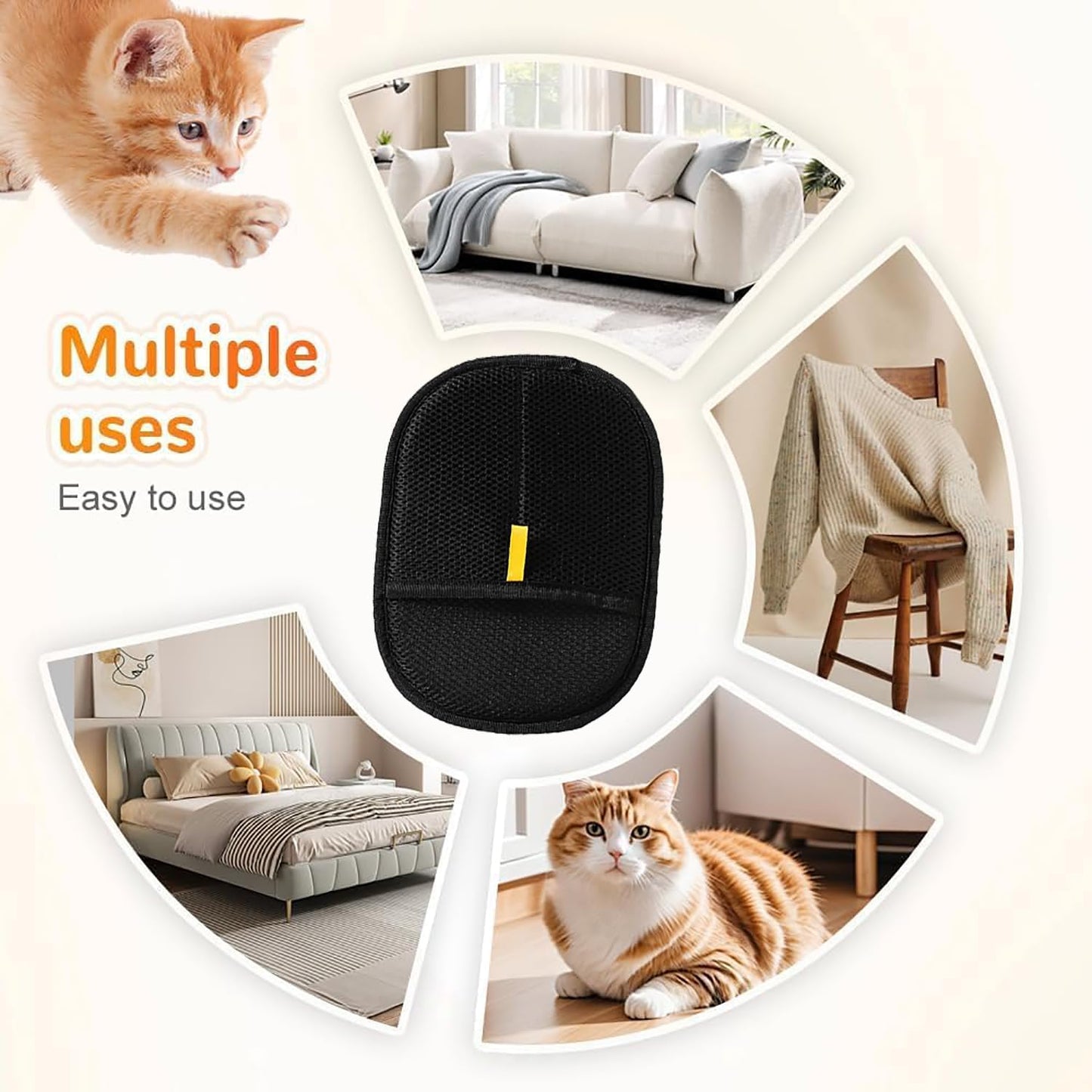 FurSweep Pet Hair Cleaning Mitt