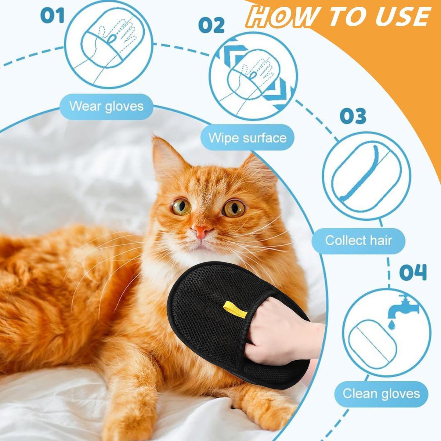 FurSweep Pet Hair Cleaning Mitt