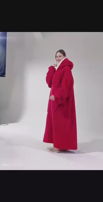 Cozy Oversized Blanket Hoodie